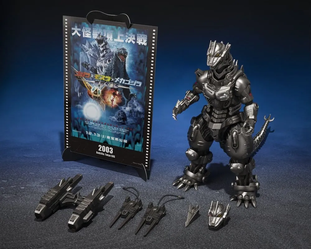 Godzilla: Tokyo S.O.S. S.H.MonsterArts Diecast Action Figure Kiryu (Heavily Armed Type / High Mobility Type) "Tokyo SOS" -Movie Graphic Plus- 16 cm